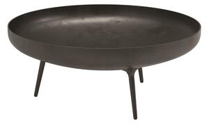 Gloster Vonkajšie ohnisko Fire Bowl, Gloster, okrúhle 89 cm, práškovou farbou lakovaná oceľ čierna farba