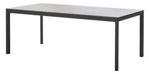 Cane-line Rám na jedálenský stôl Drop, Cane-line, obdĺžnikový 200x100x74 cm, hliník farba light grey