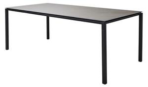 Cane-line Rám pre jedálenský stôl Pure, Cane-line, obdĺžnikový 200x100x73 cm, hliník farba lava grey