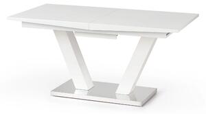 Jedálenský stôl VISION 160-200 cm Biela vysoký lesk