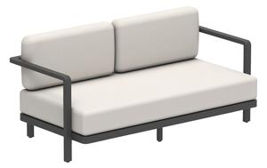 Royal Botania Pohovka 2-miestna Alura Lounge, Royal Botania, 170x85x79 cm, rám hliník antracit, bez sedákov