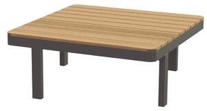 Royal Botania Konferenčný stolík Alura Lounge, Royal Botania, 80x80x34 cm, rám hliník antracit, doska teak