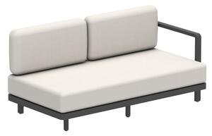Royal Botania Ľavostranný modulový diel 2-miestny Alura Lounge, Royal Botania, 165x85x79 cm, rám hliník antracit
