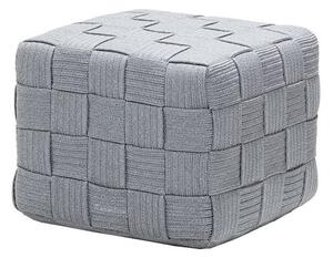 Cane-line Podnožka Cube, Cane-line, 48x48x39 cm, pásový výplet farba dark grey