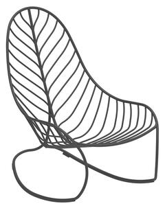 Royal Botania Hojdacie kreslo Folia, Royal Botania, 62,5x93x104 cm, nerez farba antracit