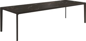 Gloster Jedálenský stôl Carver, Gloster, obdĺžnikový 280x100x73 cm, rám hliník farba meteor, doska keramika dekor Nero