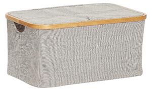 Textilný úložný box Bamboo frame - väčší