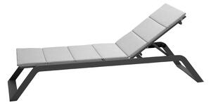 Cane-line Polohovateľné ležadlo Siesta, Cane-line, 205x60x88 cm, rám hliník, textilén Tex grey
