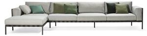 Tribu Rohová sedacia súprava Natal Sofa SET 2A/2B, Tribu, 370x188 cm, rám hliník farba podľa vzorkovníka, poťah kat. E podľa vzorkovníka