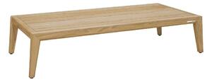 Manutti Teakový konferenčný stolík Sunrise, Manutti, obdĺžnikový 165x74x35 cm, rám brushed teak