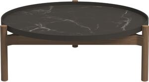 Gloster Konferenčný stolík Sepal, Gloster, 87x83x31 cm, rám teak/hliník java, doska keramika dekor Emperor