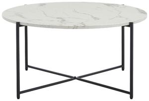 KONFERENČNÝ STOLÍK, čierna, biela, kov, kompozitné drevo, 83/83/40 cm MID.YOU - Stolíky do obývačky, Online Only