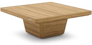 Manutti Teakový konferenčný stolík Cobi, Manutti, štvorcový 79x79x30 cm, brushed teak