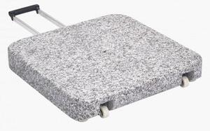 Glatz Granitový stojan 55 kg, 55×55×9 cm, s kolieskami a rúčkou, vyžaduje montážnu trubku typ Z
