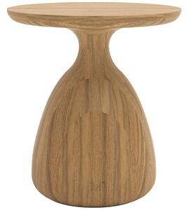 Manutti Teakový stolík Tsuki, Manutti, okrúhly priemer 40 x V 45 cm, teak