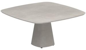 Royal Botania Betónový jedálenský stôl Conix, Royal Botania, 150x150x75 cm, podnož betón cement grey, doska betón