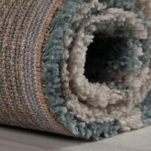 Flair Rugs koberce Kusový koberec DAKAR Nuru Blue / Cream / Grey - 80x150 cm