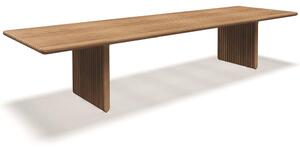 Gloster Teakový jedálenský stôl Deck obdĺžnikový, Gloster, 365x111x74 cm