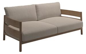 Gloster Teaková 2-miestna sofa/pohovka Haven, Gloster, 192x94x82,5 cm, rám teak, sedáky kat. B farba podľa vzorkovníka