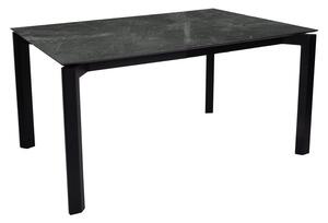 Stern Jedálenský stôl Penta, Stern, obdĺžnikový 130x80x73 cm, rám hliník farba podľa vzorkovníka, doska teak