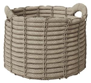 Tribu Vonkajší kôš Gobi, Tribu, okrúhly 40x30 cm, výplet lankový farba linen