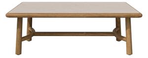 Tribu Konferenčný stolík Ukiyo, Tribu, štvorcový 102x102x36 cm, rám teak, doska keramika dekor podľa vzorkovníka