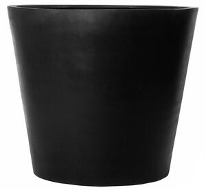 Pottery Pots Vonkajší kvetináč okrúhly Jumbo Bucket L, Black (farba čierna), kolekcia Natural, kompozit Fiberstone, priemer 112 cm x v 97 cm, objem cca 694 l