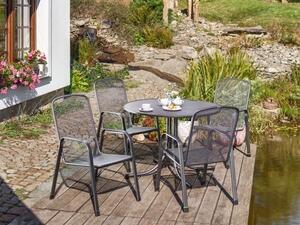 Marimex | Záhradný stôl Tavio 160 cm + 4x pevné kreslo Savoy Basic | 11640036