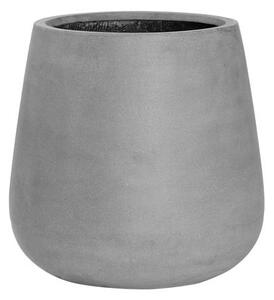 Pottery Pots Vonkajší kvetináč okrúhly Pax M, Grey (farba sivá), kolekcia Natural, kompozit Fiberstone, priemer 44 cm x v 46 cm, objem cca 56 l