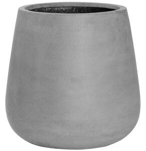 Pottery Pots Vonkajší kvetináč okrúhly Pax XL, Grey (farba sivá), kolekcia Natural, kompozit Fiberstone, priemer 66 cm x v 67 cm, objem cca 188 l