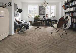 WINEO 1500 Herringbone wood XS Royal chestnut grey PL084CHB - 1.54 balení