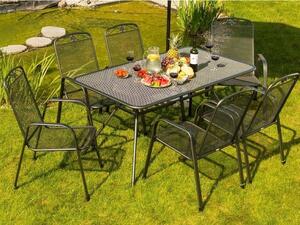 Marimex | Záhradný stôl Tavio 160 cm + 4x pevné kreslo Savoy Basic | 11640036