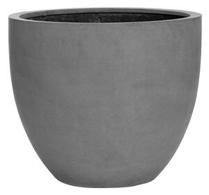 Pottery Pots Vonkajší kvetináč okrúhly Jesslyn L, Grey (farba sivá), kolekcia Natural, kompozit Fiberstone, priemer 70 cm x v 61 cm, objem cca 172 l