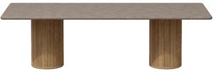 Tribu Jedálenský stôl Otto, Tribu, obdĺžnikový 320x110x75 cm, rám teak, doska keramika dekor sabbia