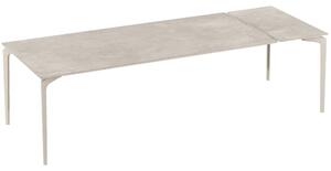 Fast Hliníkový rozkladací jedálenský stôl Allsize, Fast, obdĺžnikový 220-270x100x76 cm, rám hliník farba metallic grey, doska keramika kat. R1 dekor Night