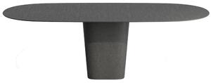 Tribu Betónový jedálenský stôl Tao, Tribu, oválny 240x120x75 cm, odľahčený betón farba linen