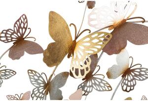 Kovová nástenná dekorácia 132x95.5 cm Butterflies - Mauro Ferretti