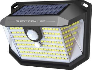 IMMAX SIDE LED solárne nástenné svetlo na vonkajšie použitie so senzorom PIR, 4 W