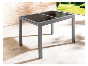LIVARNO home Hliníkový rozkladací záhradný stôl Houston, strieborný (100359289)