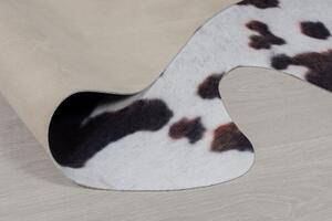 Flair Rugs koberce Kusový koberec Faux Animal Cow Print Black / White - 155x195 cm