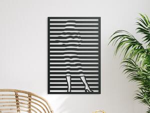Drevko Minimalistický obraz Silueta ženy