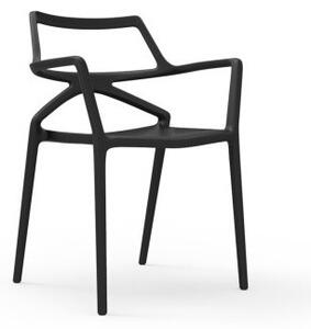 Vondom Jedálenské kreslo Delta, Vondom, 59x50x80 cm, polyetylén, farba podľa vzorkovníka, je možné kúpiť iba v násobkoch 4 ks