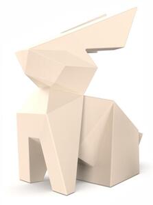 Vondom Záhradný objekt v tvare králika, Usagi Origami, Vondom, 103x76x128 cm, matný polyetylén, farba podľa vzorkovníka