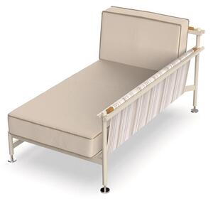 Vondom Relaxačný diel ľavostranný Hamptons, Vondom, 143,3x83,2x75,5 cm, rám hliník, sedáky vonkajšia látka Group 1B, farebné vyhotovenie podľa vzorkovníka