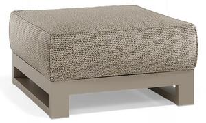 Vondom Podnožka Posidonia, Vondom, 90x90x41 cm, rám hliník farba podľa vzorkovníka, sedák vonkajšia látka Group 1A a 1B farba podľa vzorkovníka