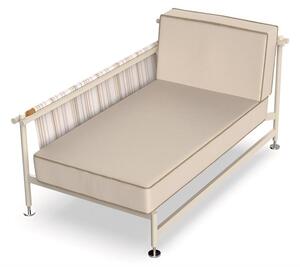 Vondom Relaxačný diel pravostranný Hamptons, Vondom, 143,3x83,2x75,5 cm, rám hliník, sedáky vonkajšia látka Group 1B, farebné vyhotovenie podľa vzorkovníka