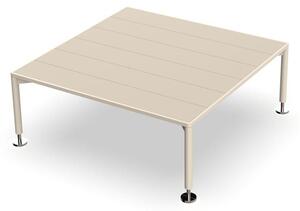 Vondom Konferenčný stolík Hamptons, Vondom, štvorcový 85x85x33 cm, rám hliník farba podľa vzorkovníka, doska Solid Core farba podľa vzorkovníka