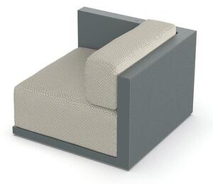 Vondom Ukončovací diel pravostranný Gatsby, Vondom, 100x100x70 cm, matt polyethylen farba podľa vzorkovníka, sedáky exteriérová látka Group 1A a 1B