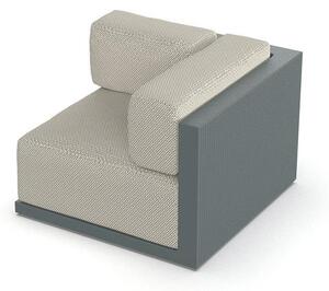 Vondom Rohový diel pravostranný Gatsby, Vondom, 100x100x70 cm, matt polyethylen farba podľa vzorkovníka, sedáky vonkajšia látka Group 1A a 1B
