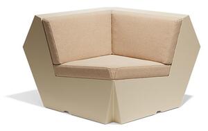 Vondom Rohový diel 90º Faz, Vondom, 100x100x70 cm, matt polyethylen farba podľa vzorkovníka, sedáky vonkajšia látka Group 1A a 1B farba podľa vzorkovníka